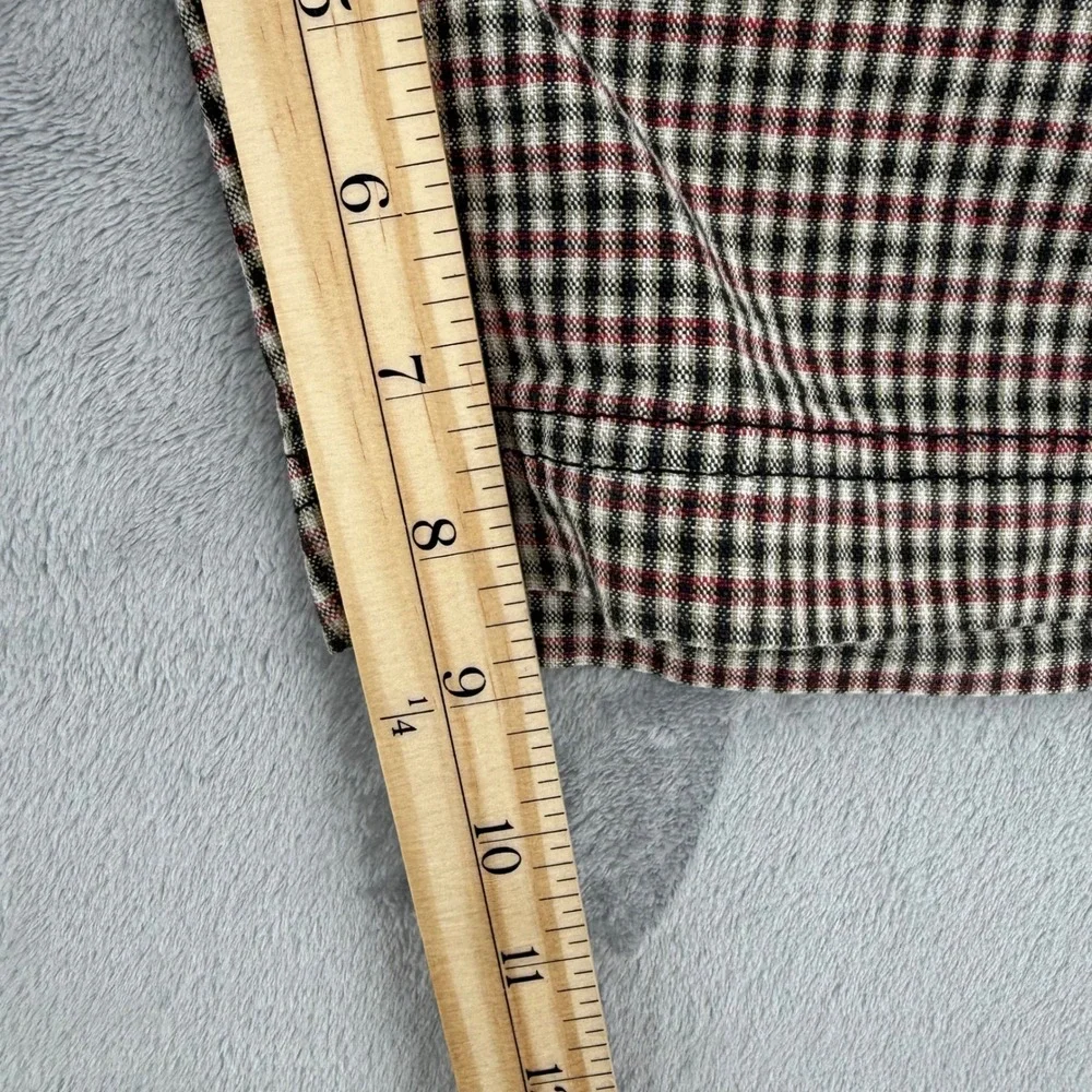 Polo Jeans Co Ralph Lauren Mens Brown Gingham‎ Check Dog Shorts Size 42